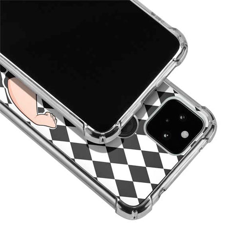 Disney Alice in Wonderland Queen of Hearts Off with their Head! Google Pixel 5 Clear Case